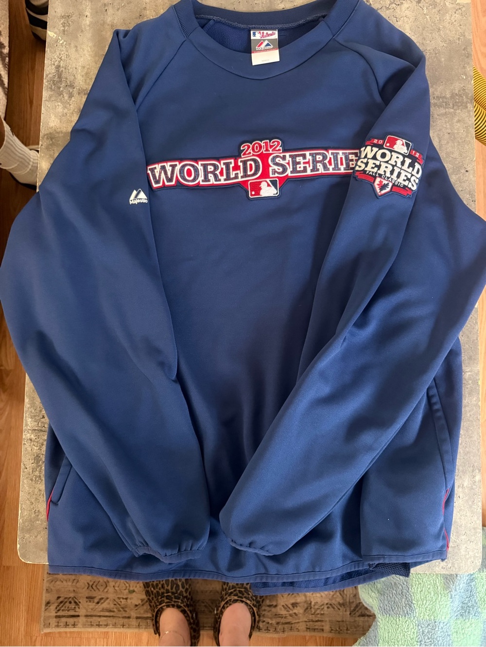 Majestic Navy 2012 World Series Kids Pullover